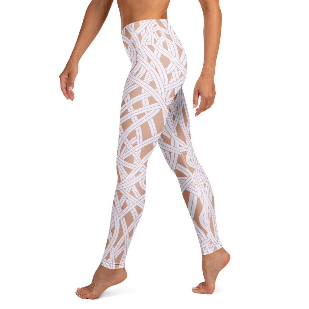 Ribbon Maze Yoga Leggings