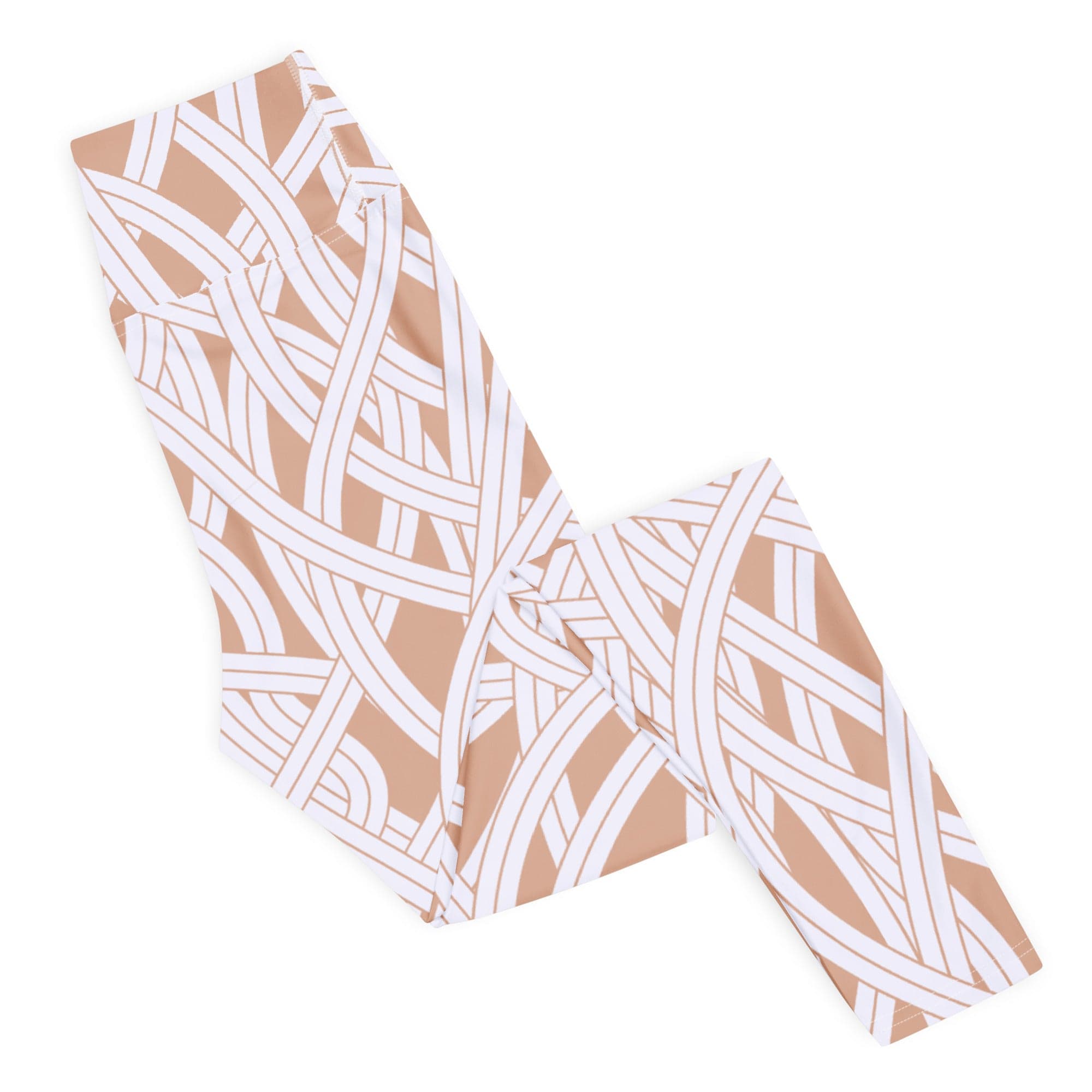 Ribbon Maze Yoga Leggings