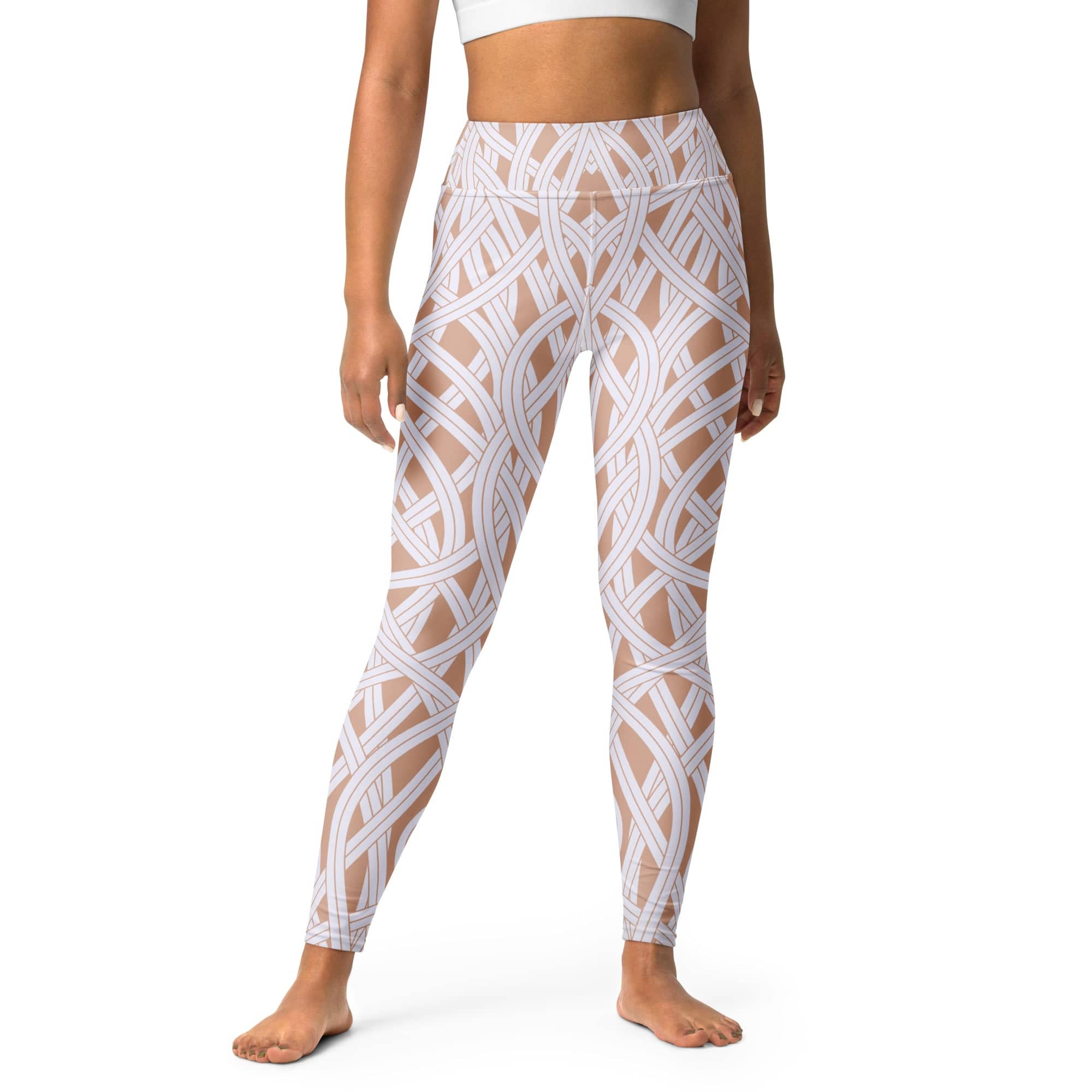 Ribbon Maze Yoga Leggings