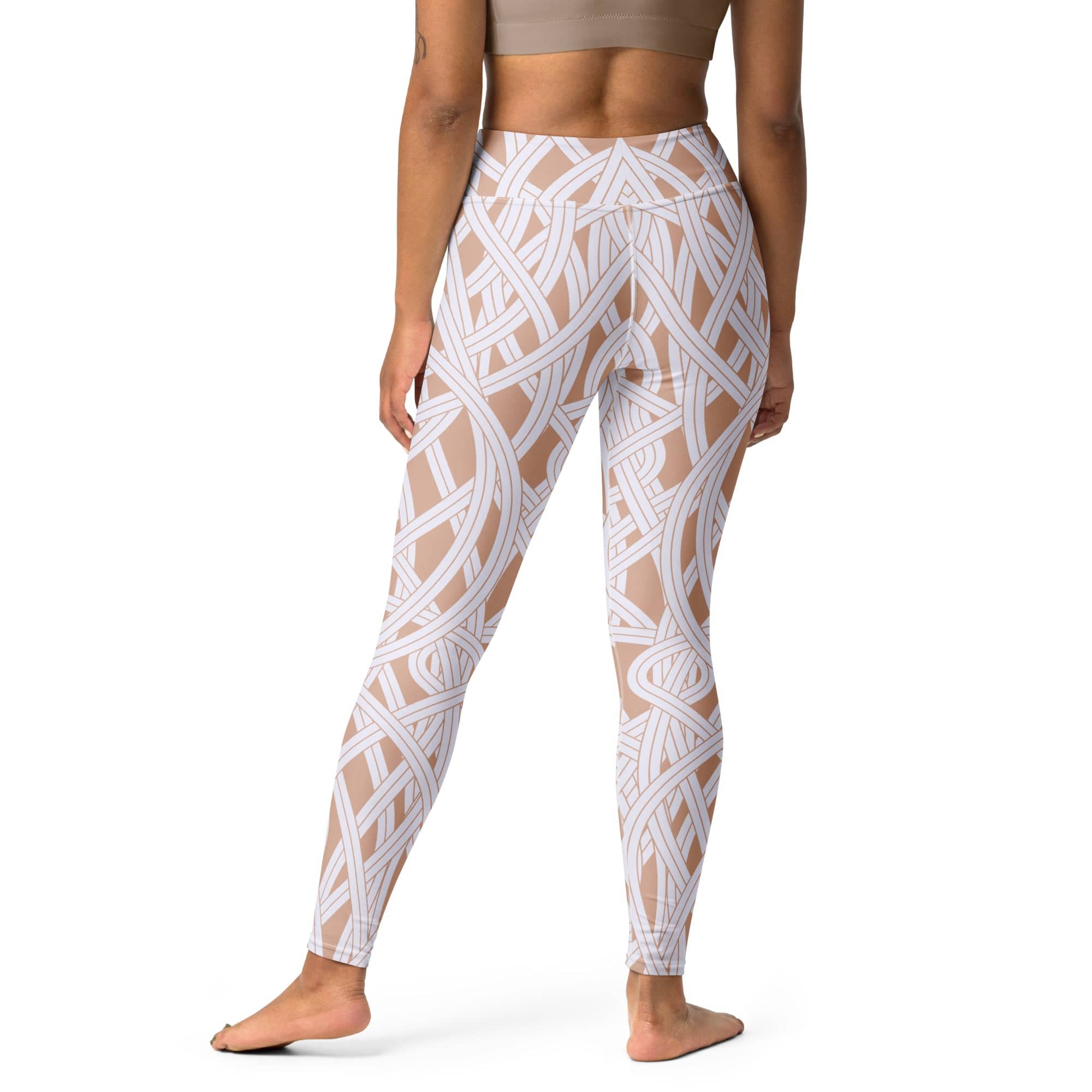 Ribbon Maze Yoga Leggings