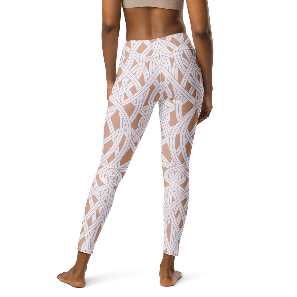 Ribbon Maze Yoga Leggings