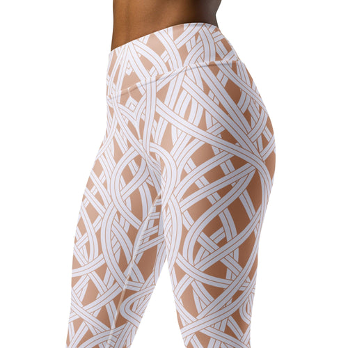 Ribbon Maze Yoga Leggings
