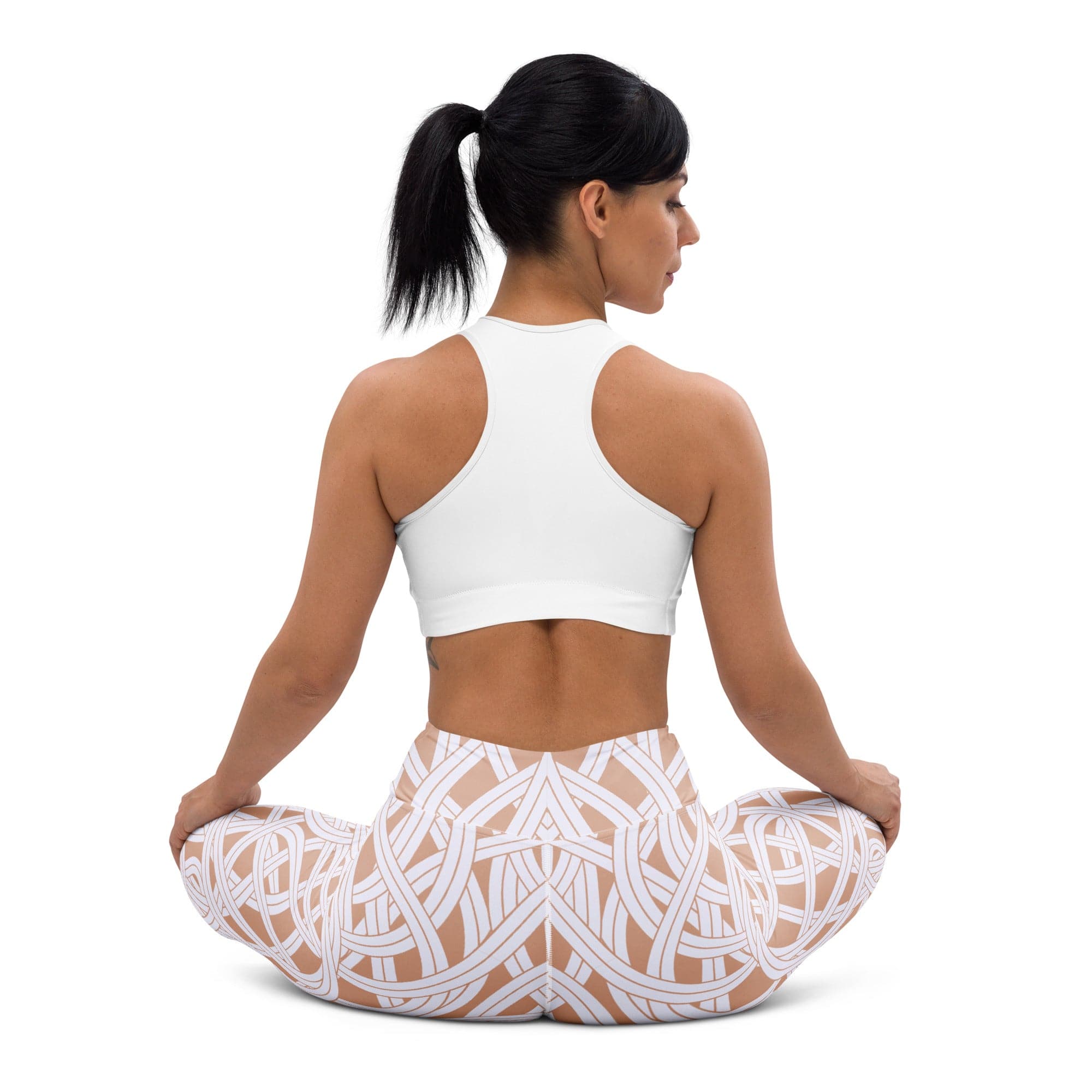 Ribbon Maze Yoga Leggings
