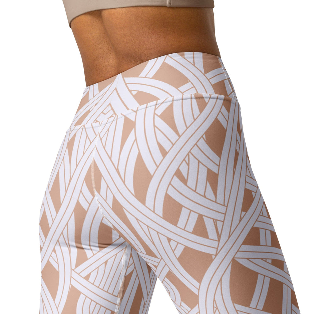 Ribbon Maze Yoga Leggings