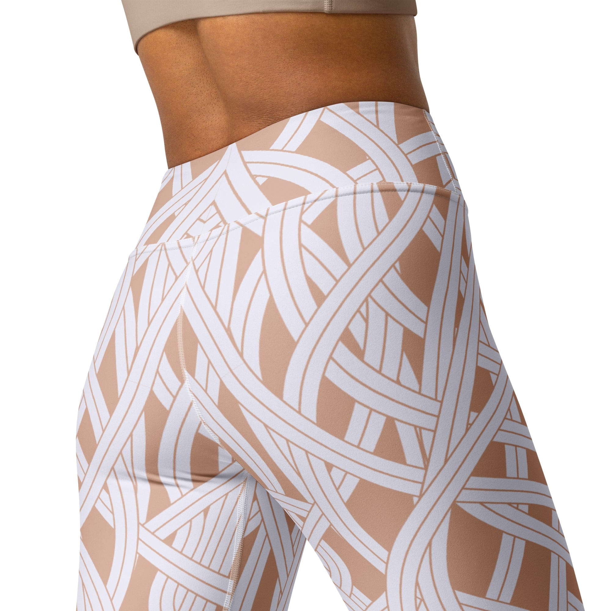 Ribbon Maze Yoga Leggings