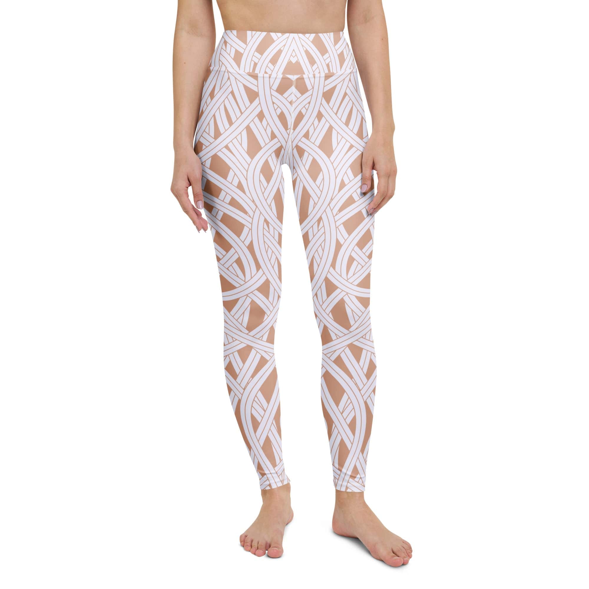 Ribbon Maze Yoga Leggings
