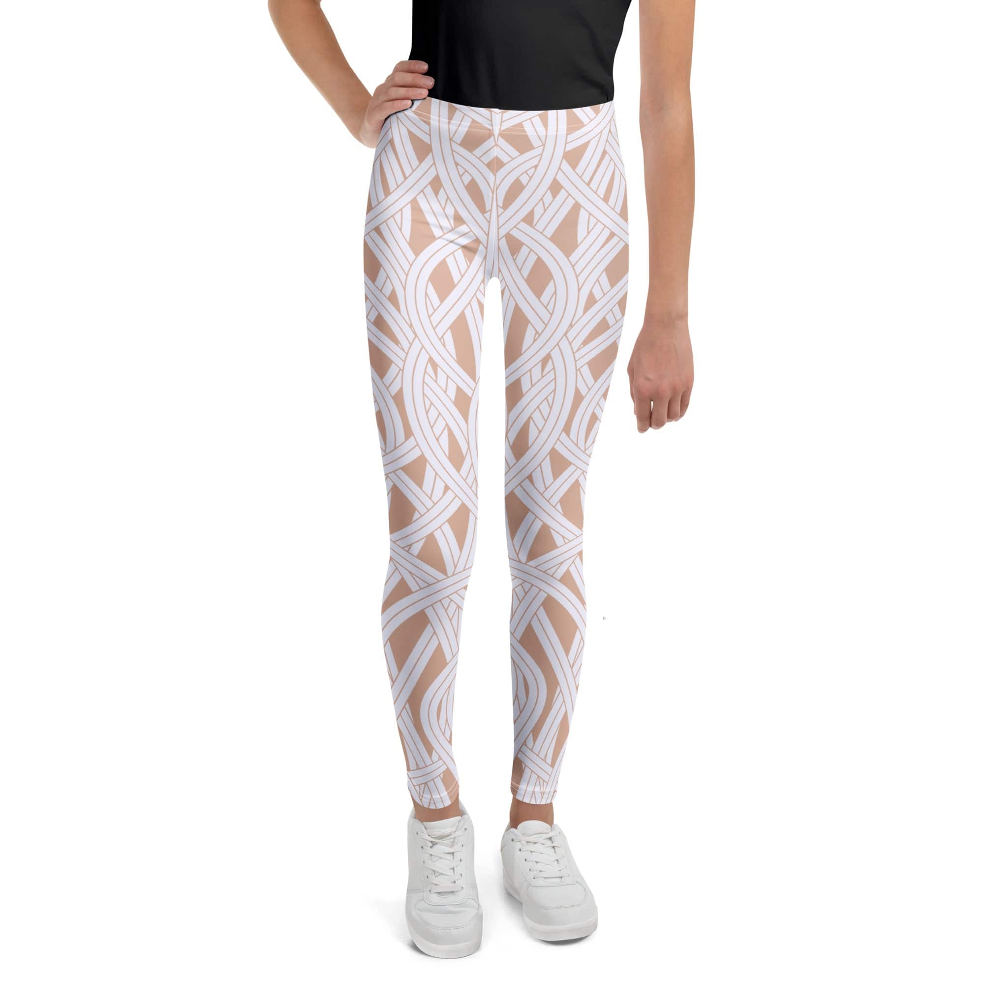 Ribbon Maze Youth Leggings