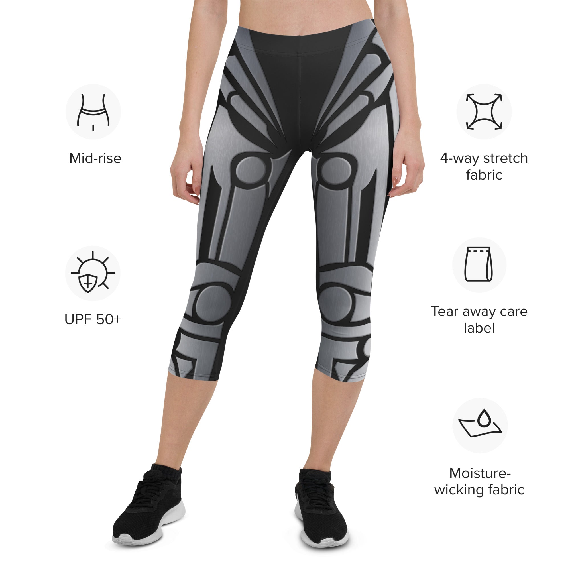 Robo Chic Armor Capris