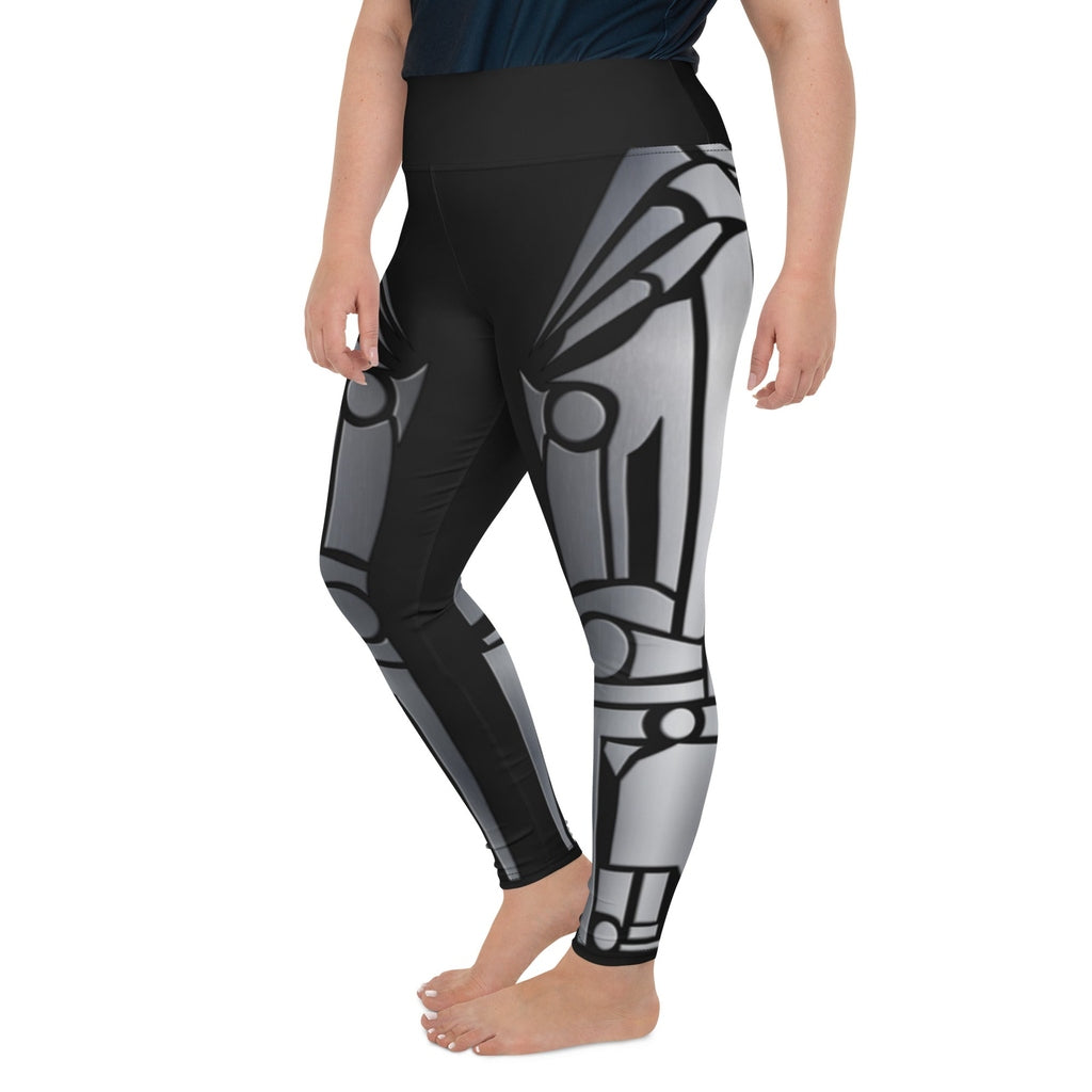 Robo Chic Armor Plus Size Leggings