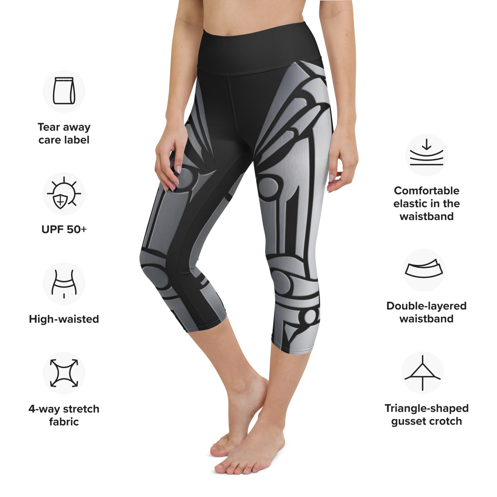 Robo Chic Armor Yoga Capris