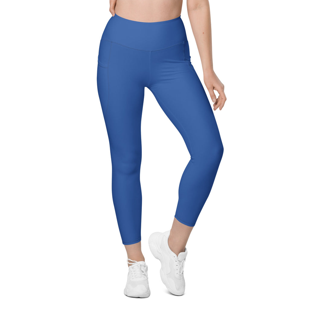 Royal Blue Leggings With Pockets