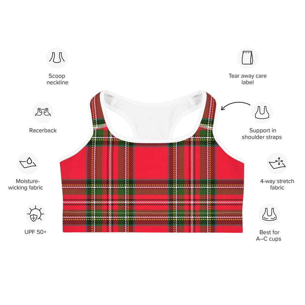 Royal Tartan Sports Bra