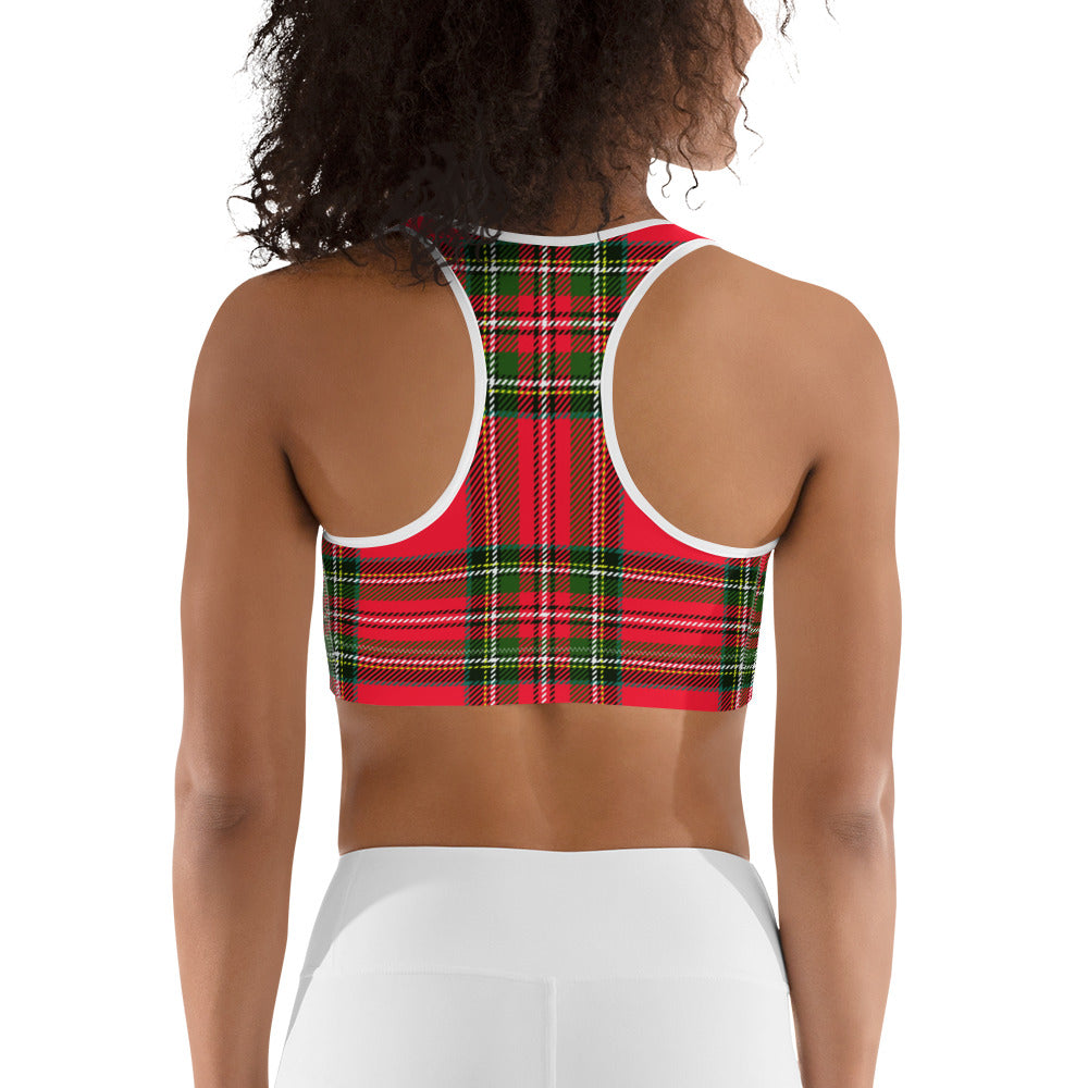 Royal Tartan Sports Bra