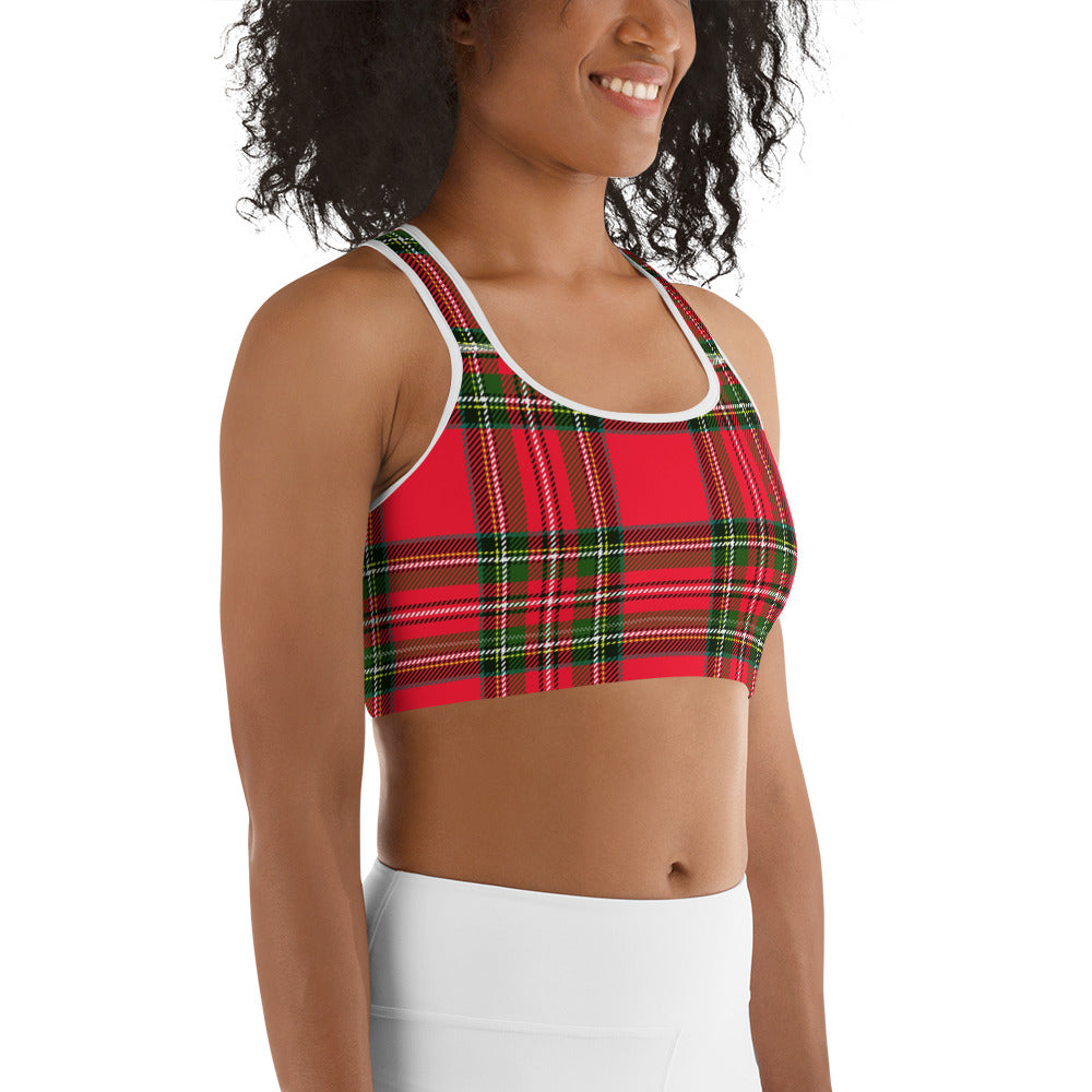 Royal Tartan Sports Bra