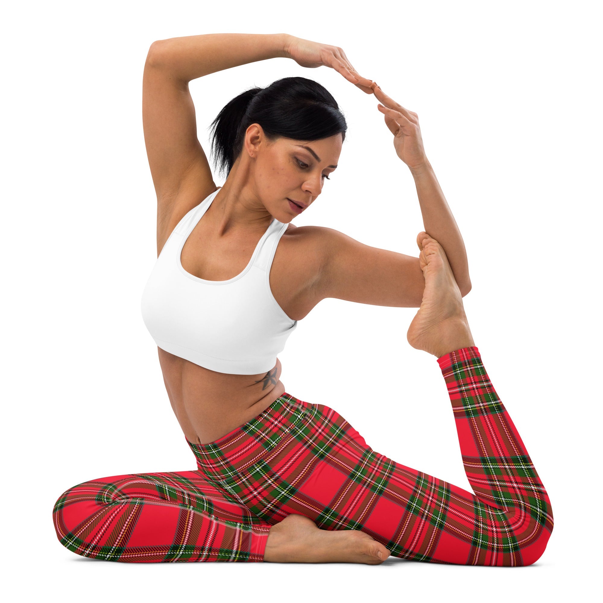 Royal Tartan Yoga Leggings