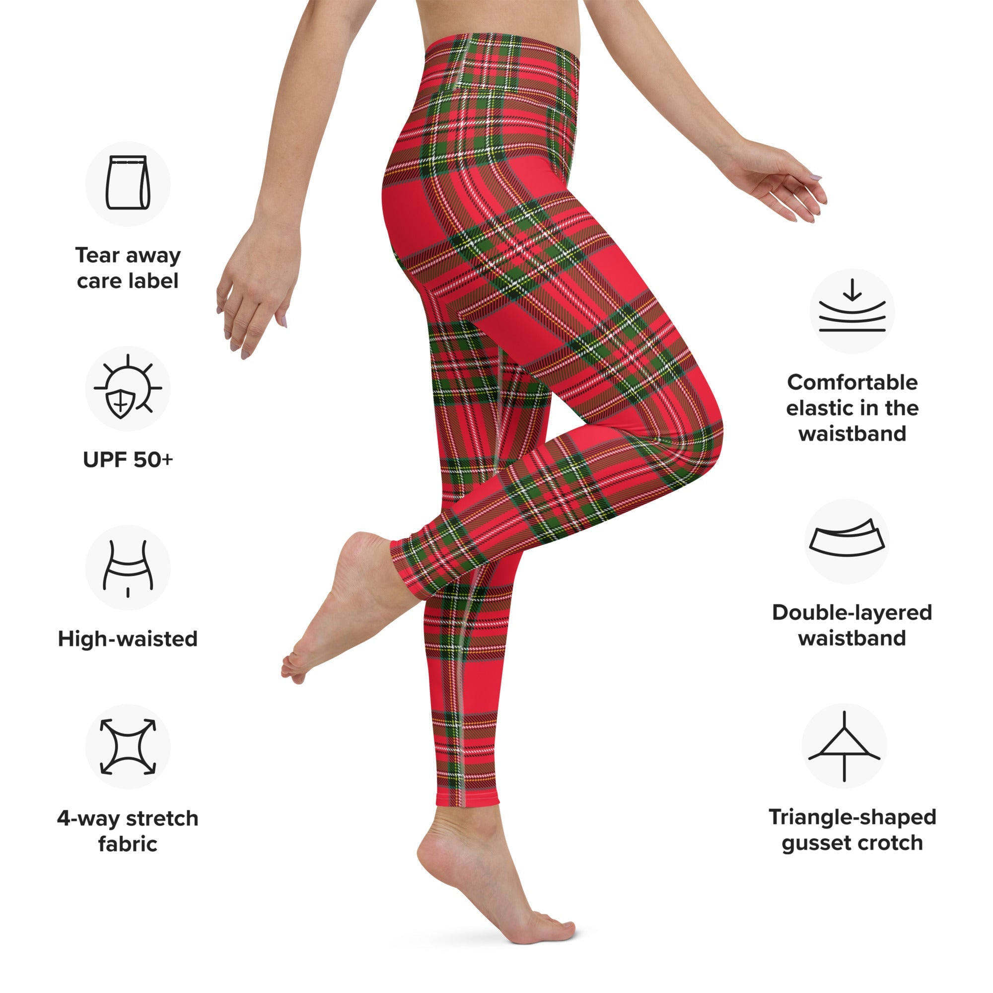 Royal Tartan Yoga Leggings