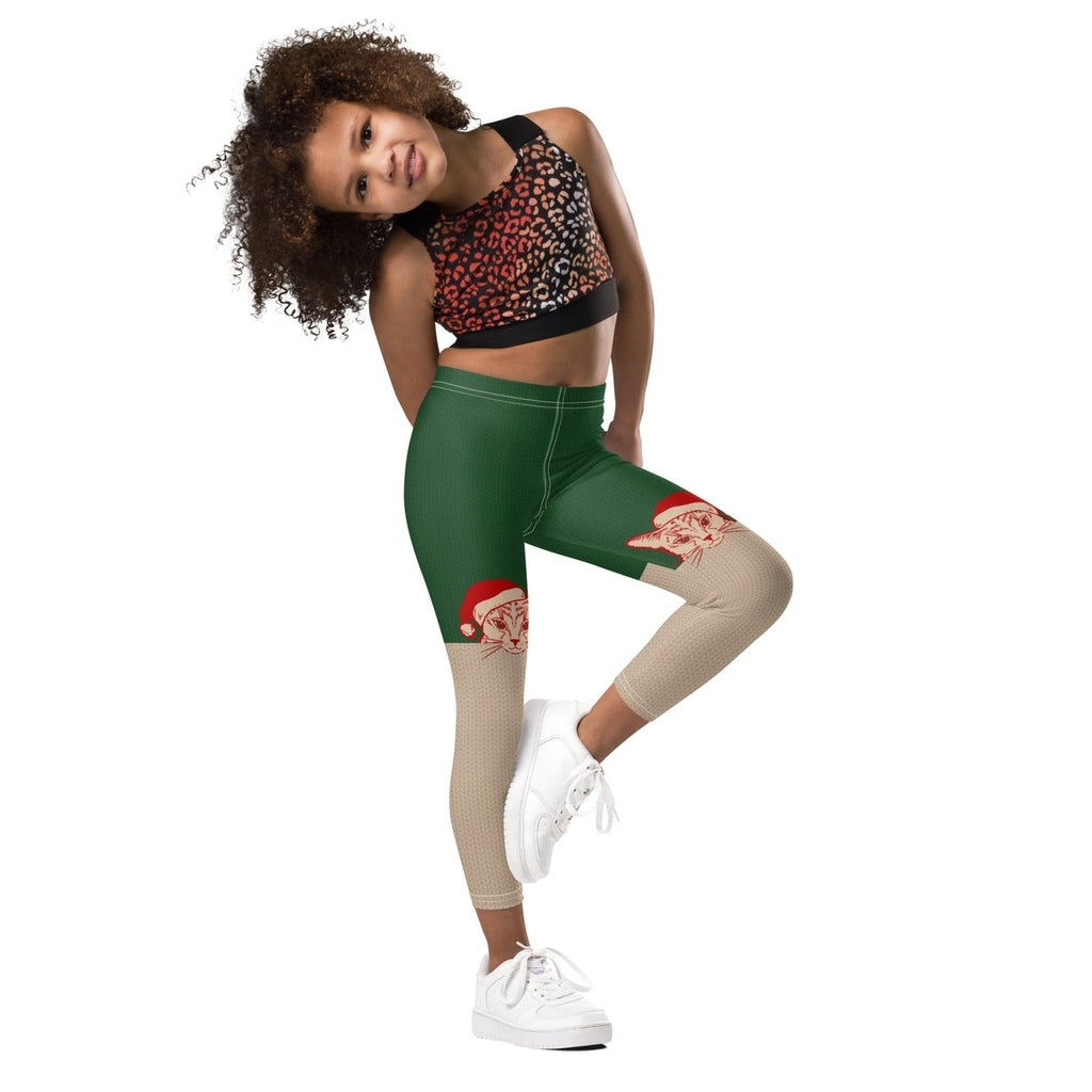 Santa Cat Kid's Leggings