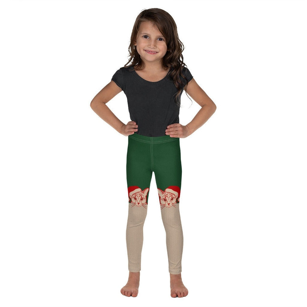 Santa Cat Kid's Leggings