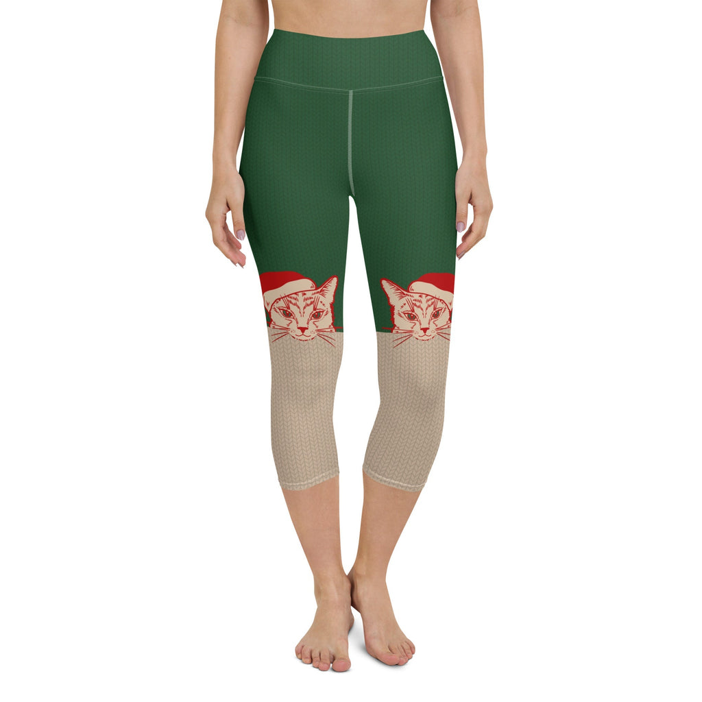 Santa Cat Yoga Capris