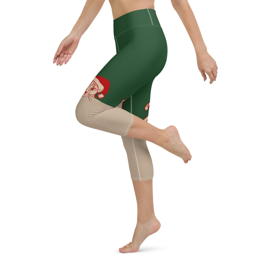 Santa Cat Yoga Capris