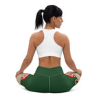 Santa Cat Yoga Leggings