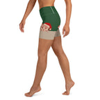 Santa Cat Yoga Shorts
