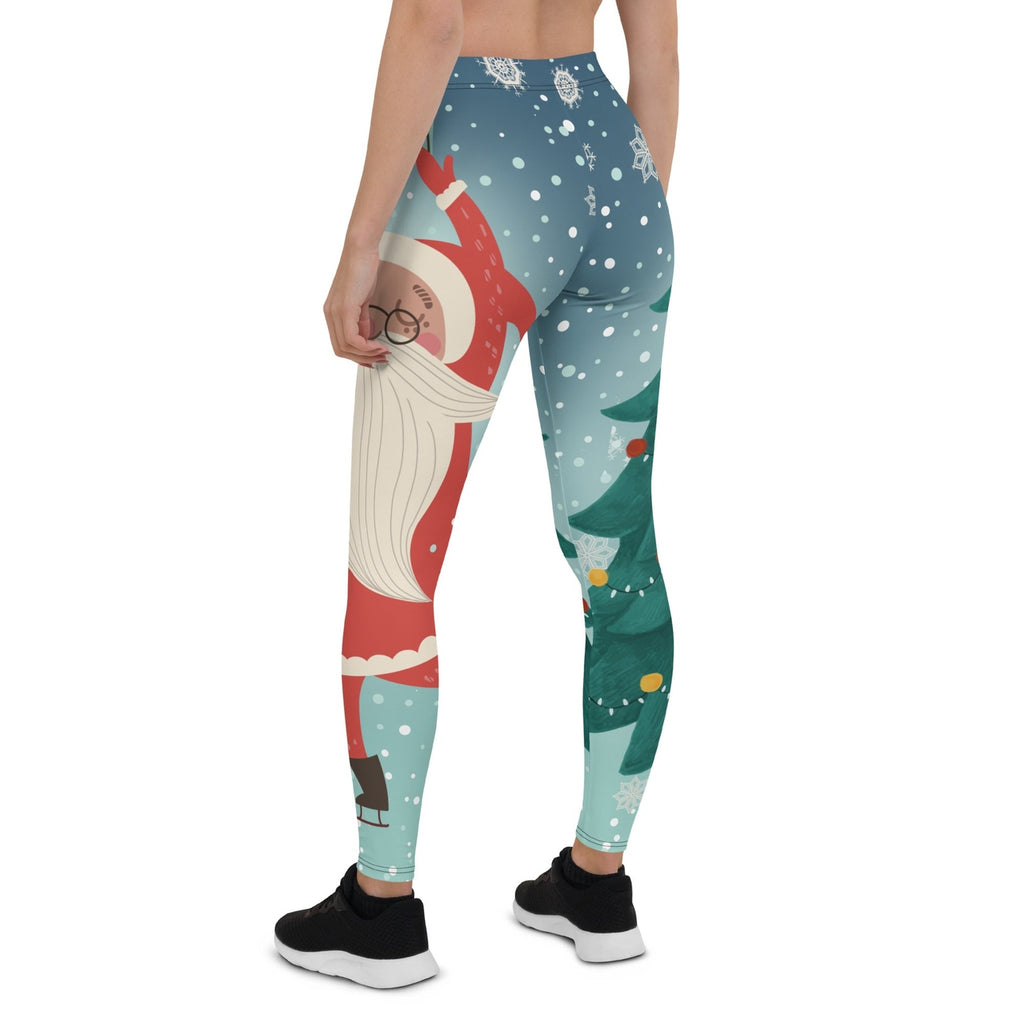 Santa Christmas Tree Leggings