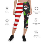 Santa Claus Stripes Capris