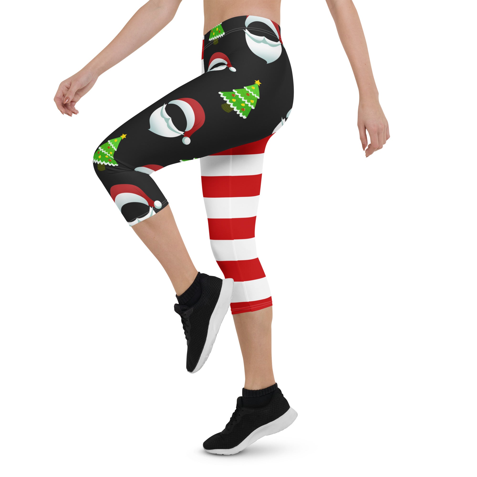 Santa Claus Stripes Capris