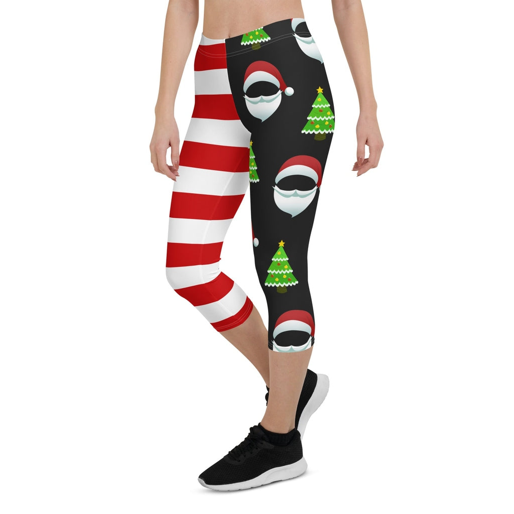 Santa Claus Stripes Capris