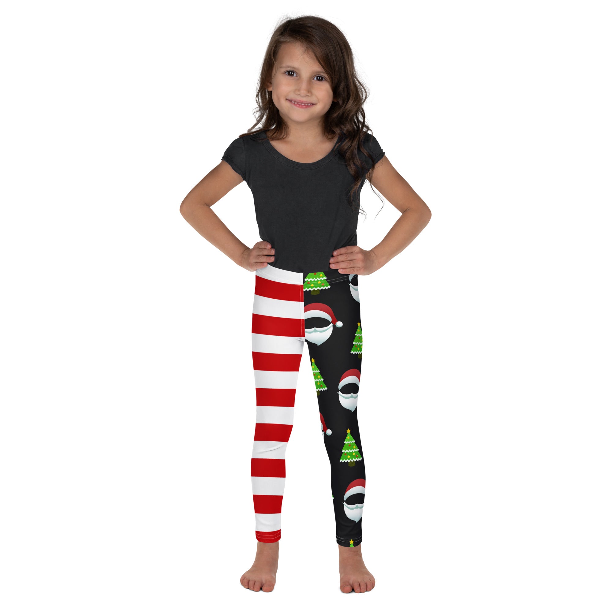 Santa Claus Stripes Kid's Leggings