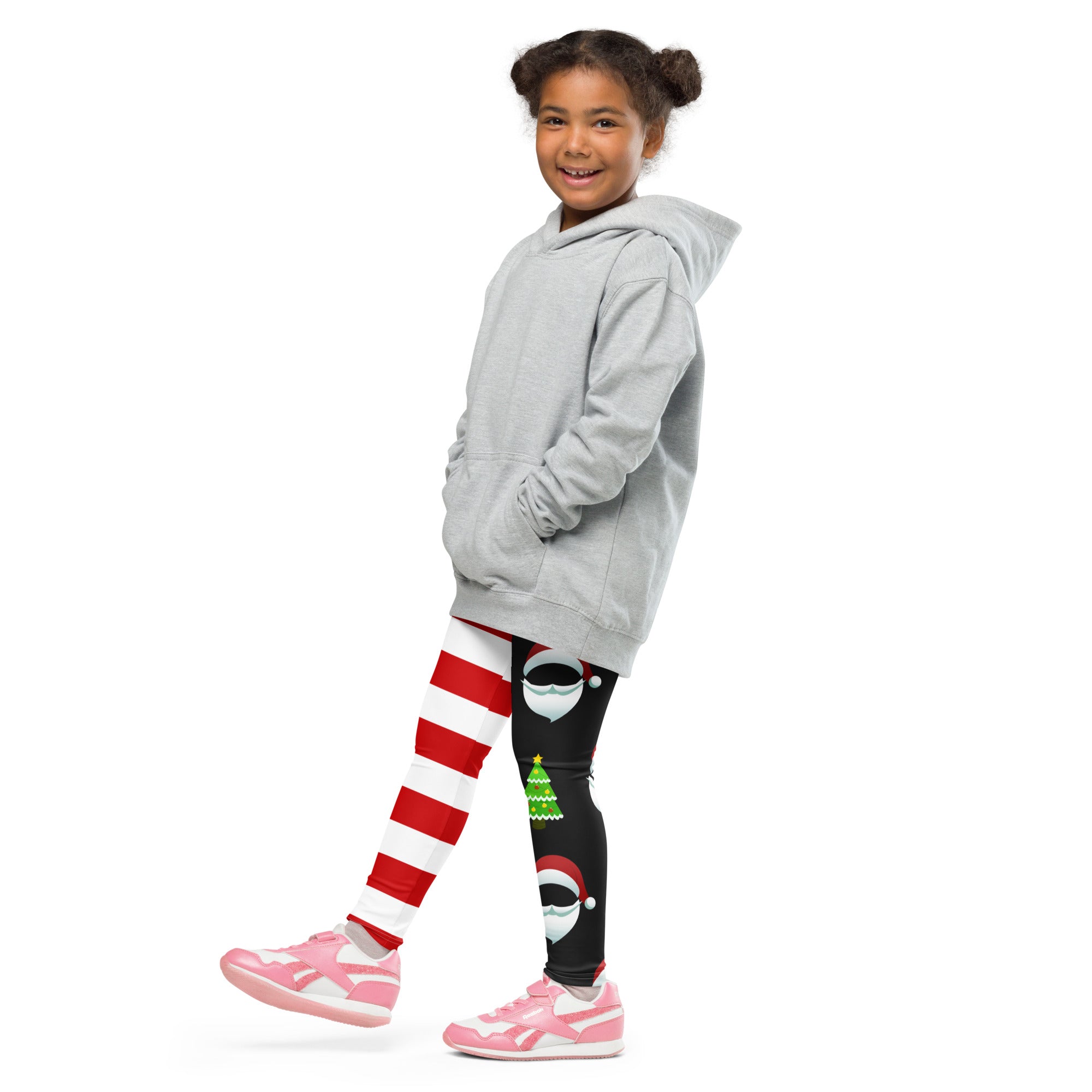 Santa Claus Stripes Kid's Leggings