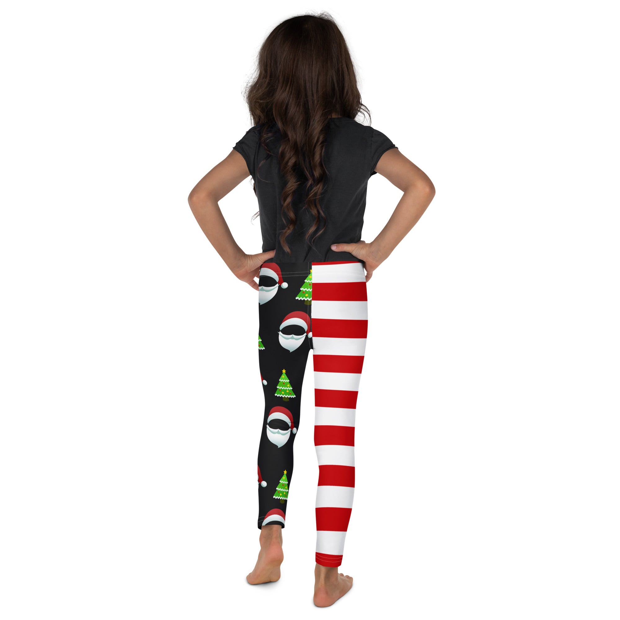 Santa Claus Stripes Kid's Leggings