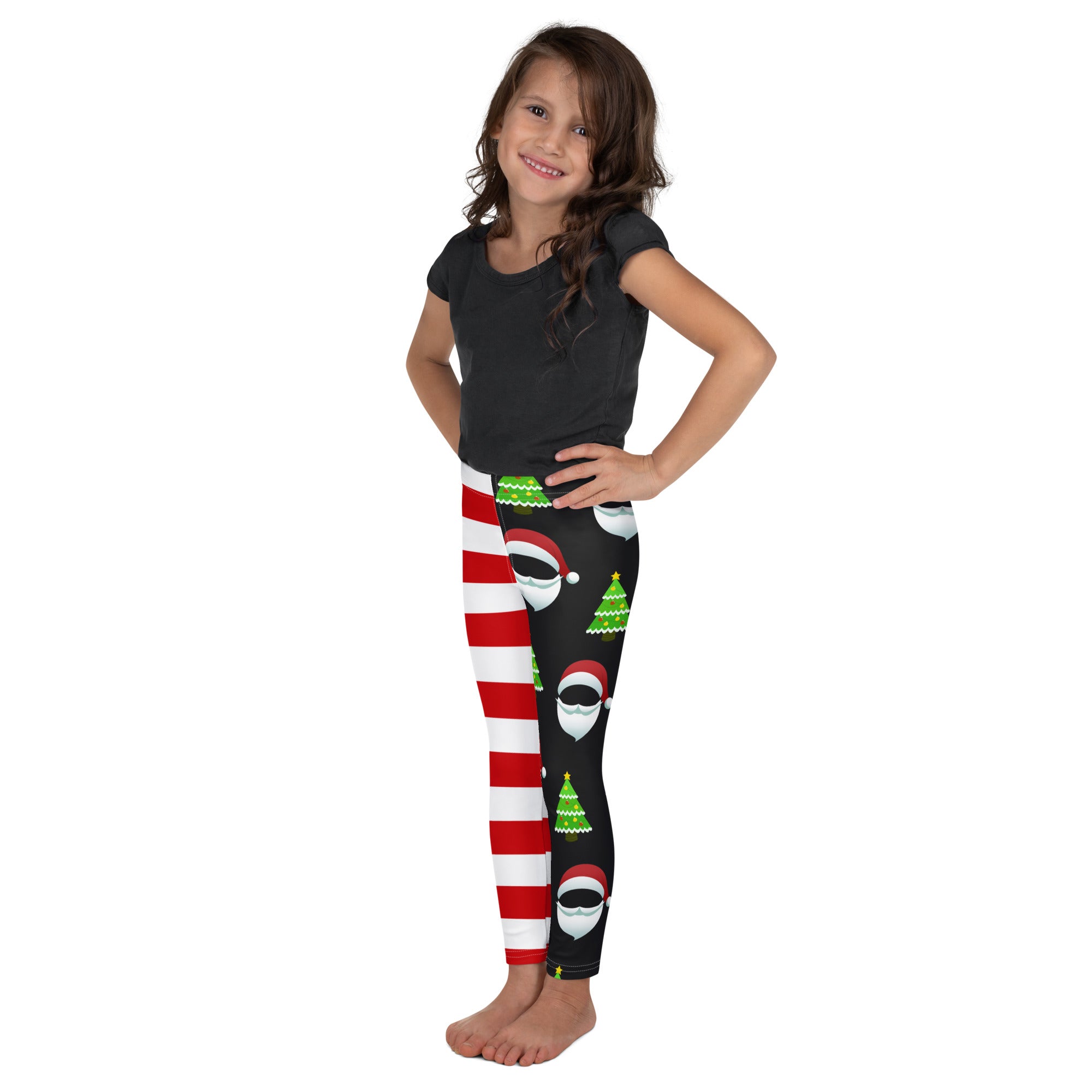 Santa Claus Stripes Kid's Leggings