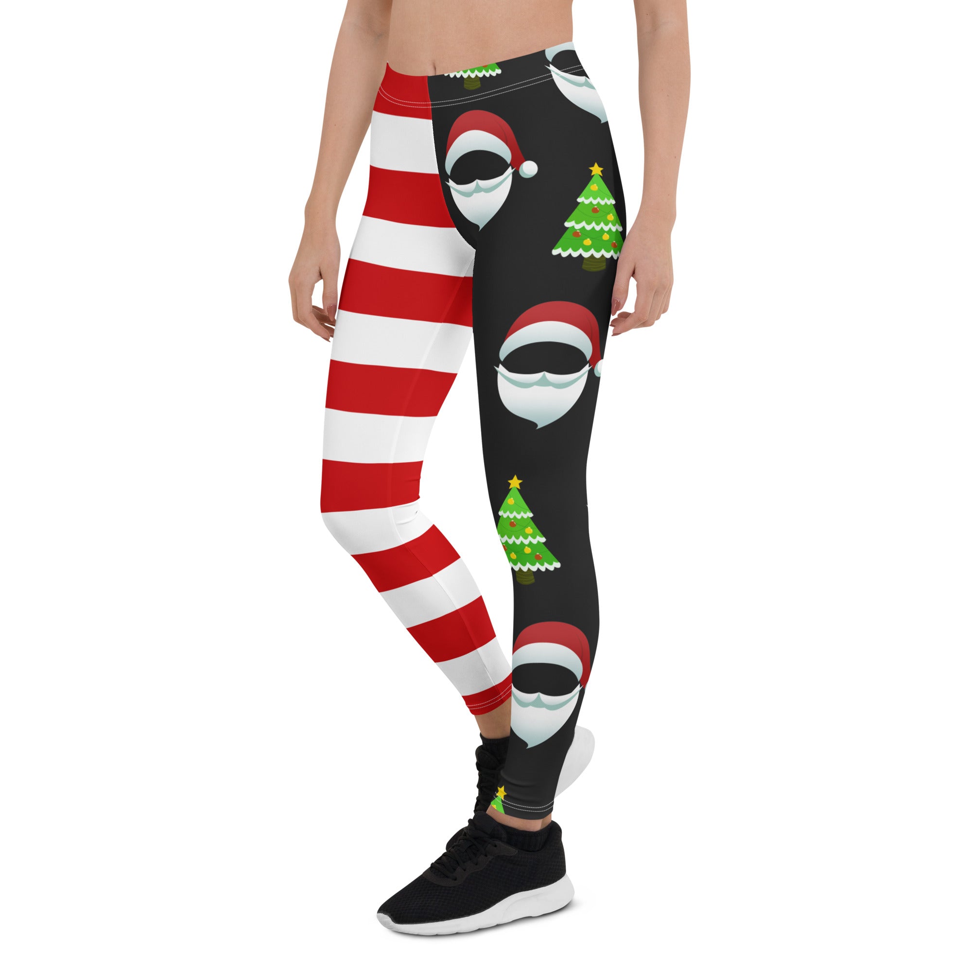 Santa Claus Stripes Leggings