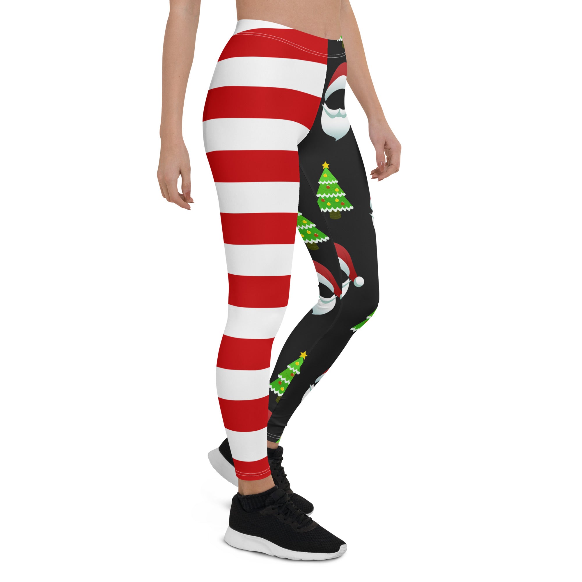 Santa Claus Stripes Leggings