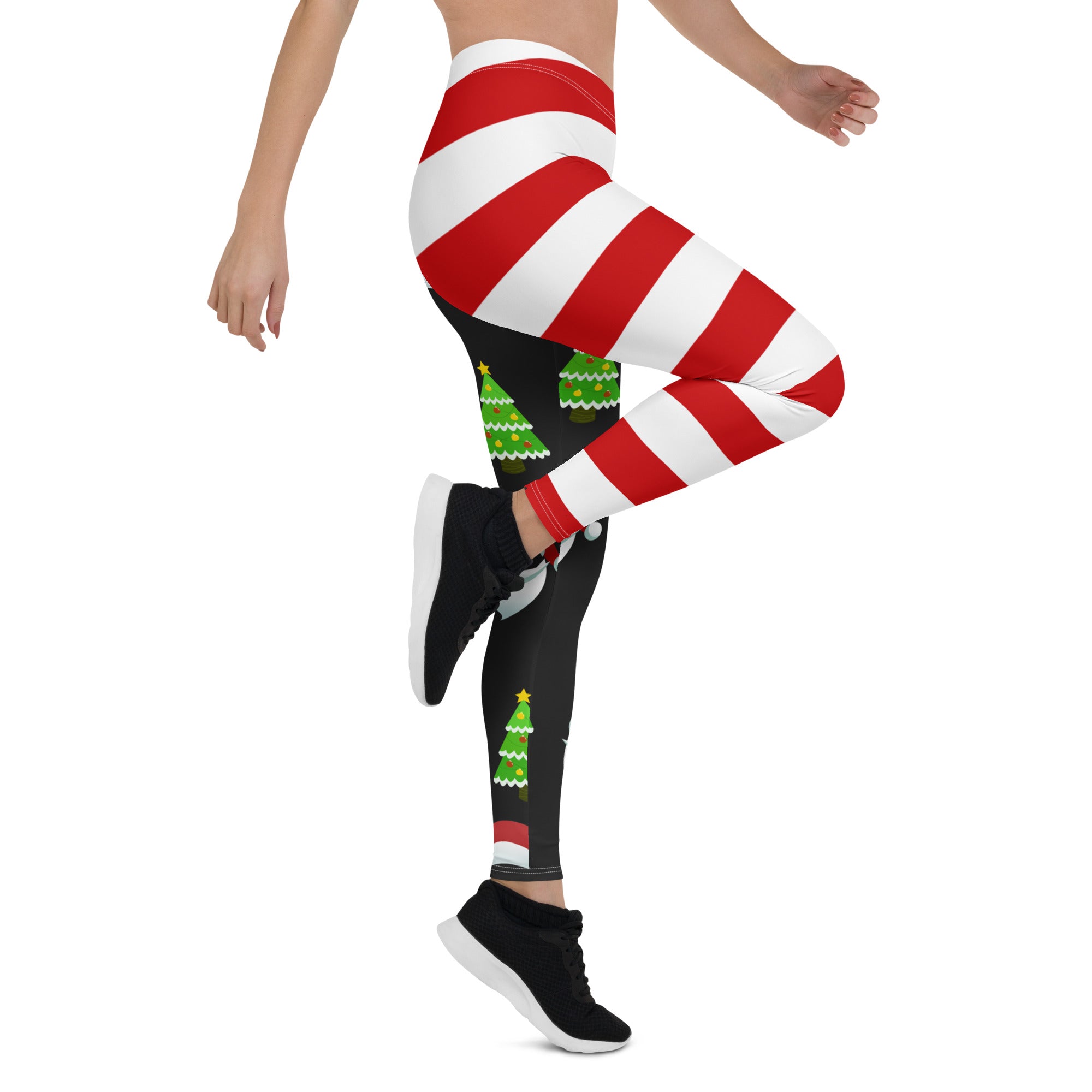 Santa Claus Stripes Leggings