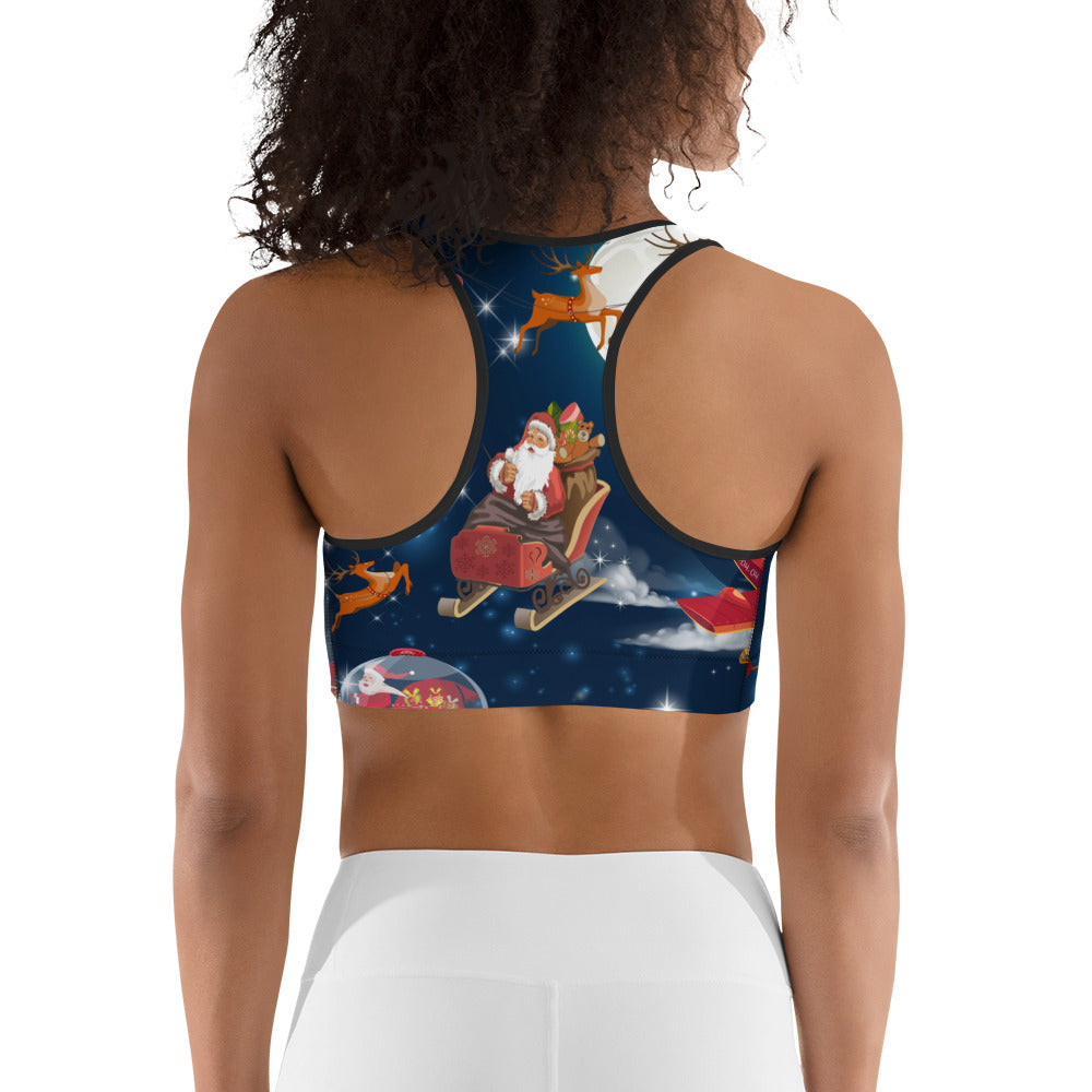 Santa Express Sports Bra