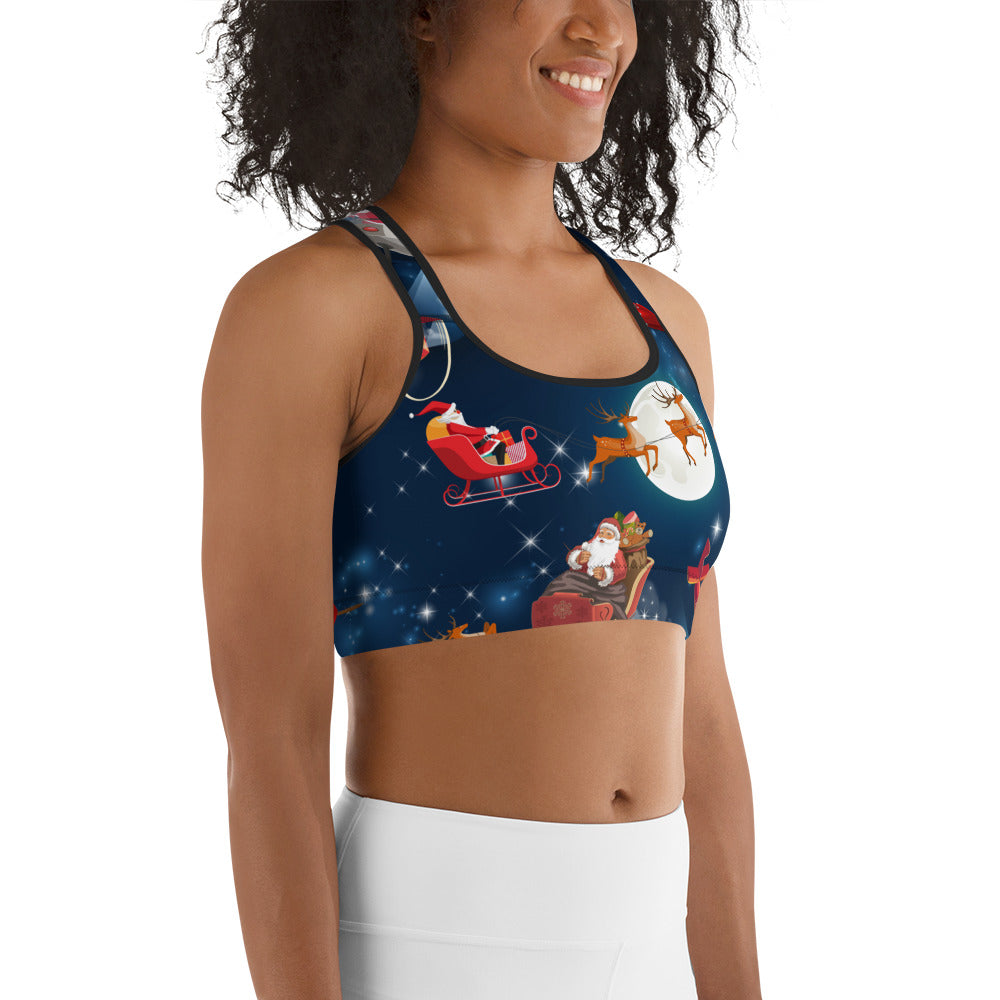 Santa Express Sports Bra