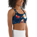 Santa Express Sports Bra