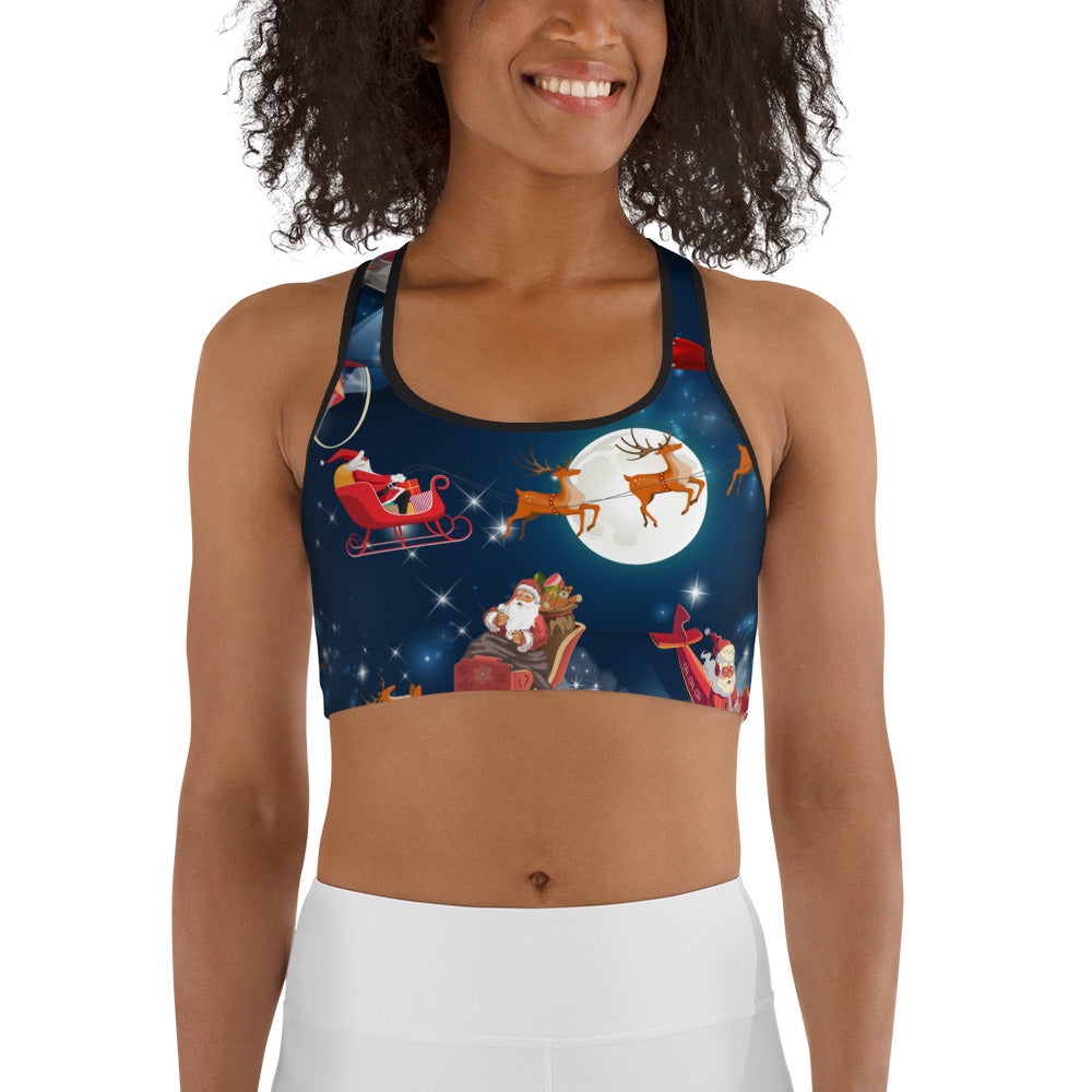 Santa Express Sports Bra