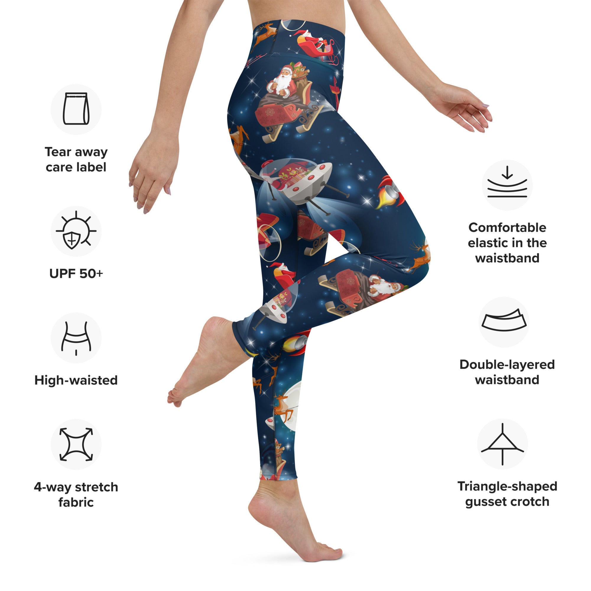 Santa Express Yoga Leggings