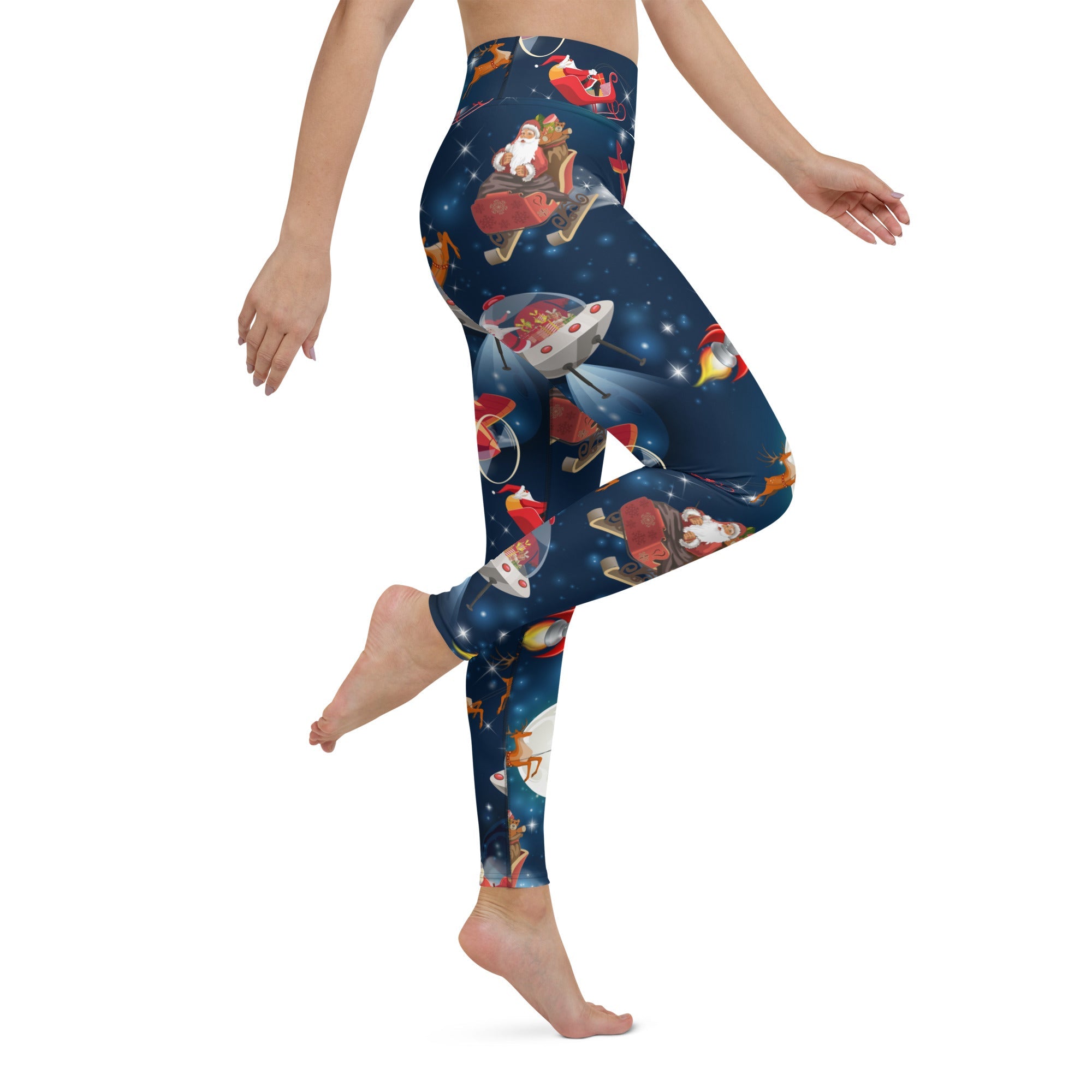 Santa Express Yoga Leggings