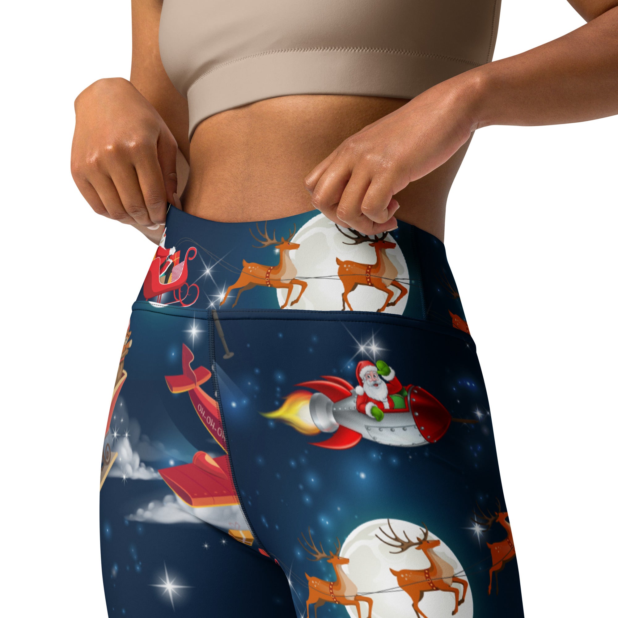 Santa Express Yoga Leggings