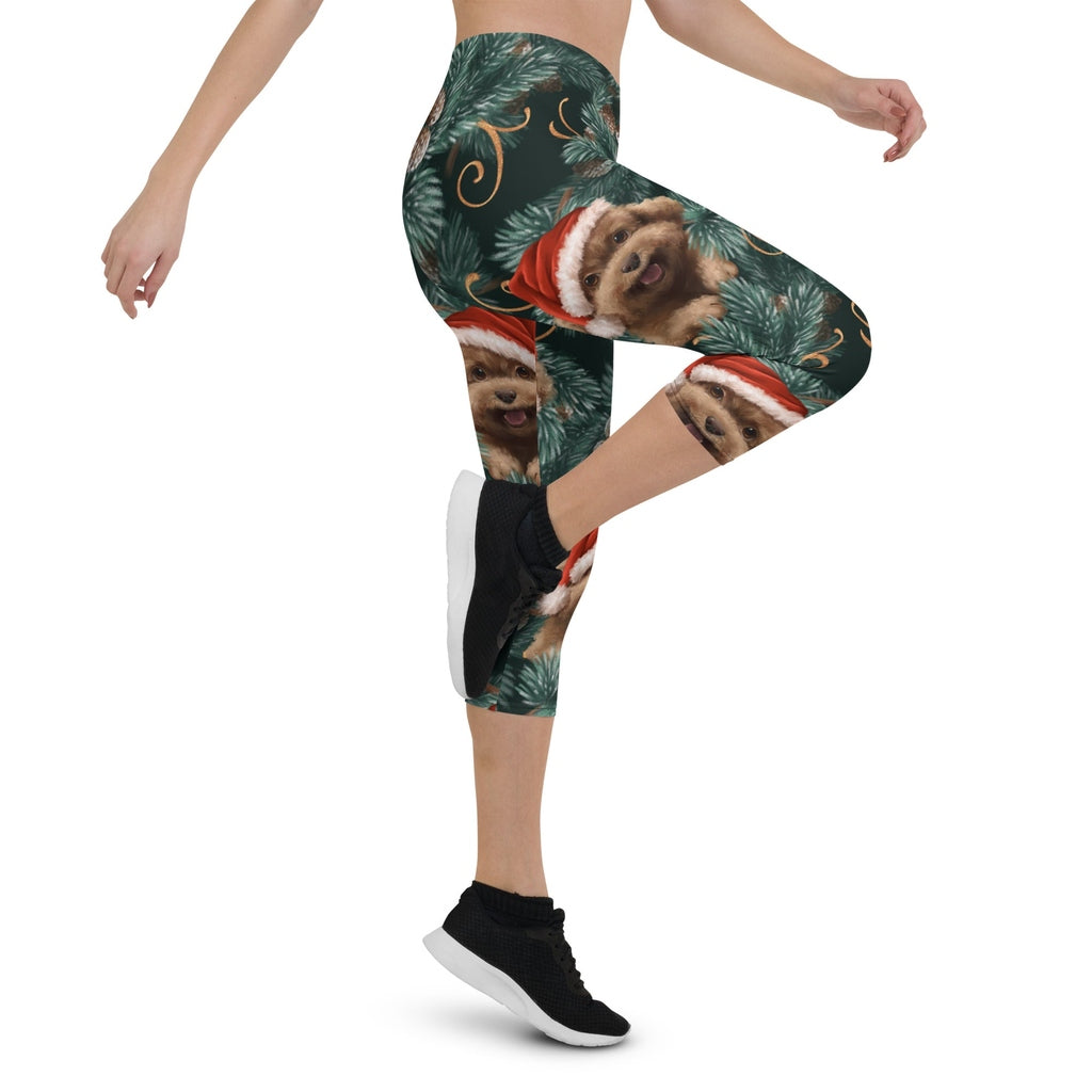 Santa Puppy Capris
