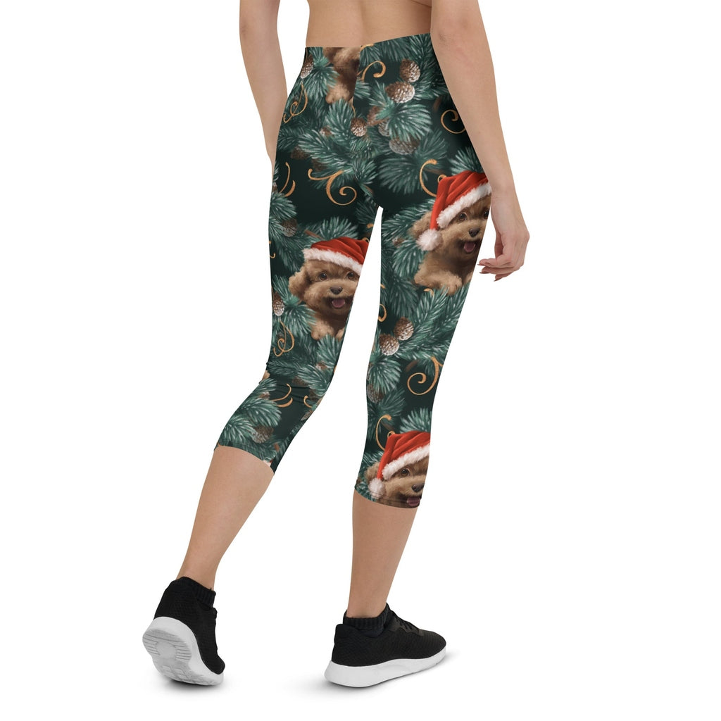 Santa Puppy Capris