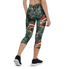 Santa Puppy Capris