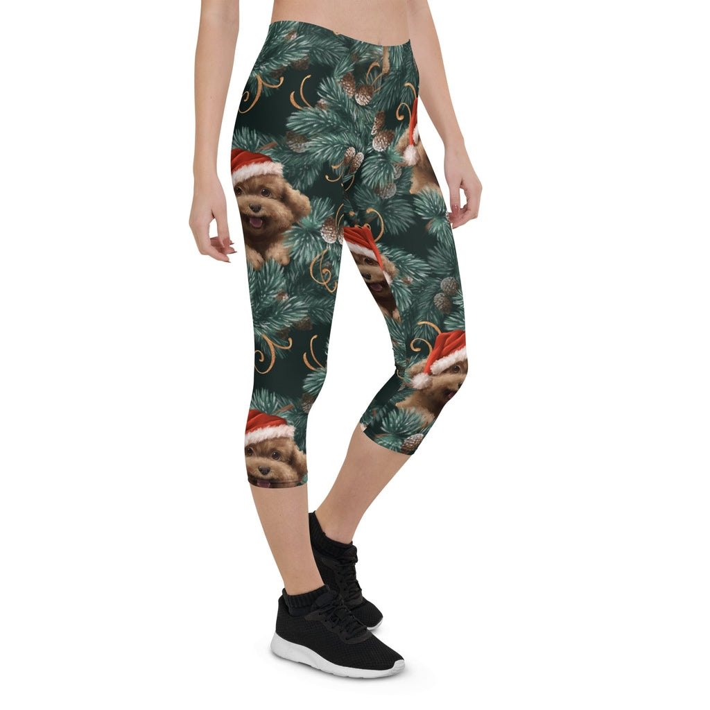 Santa Puppy Capris