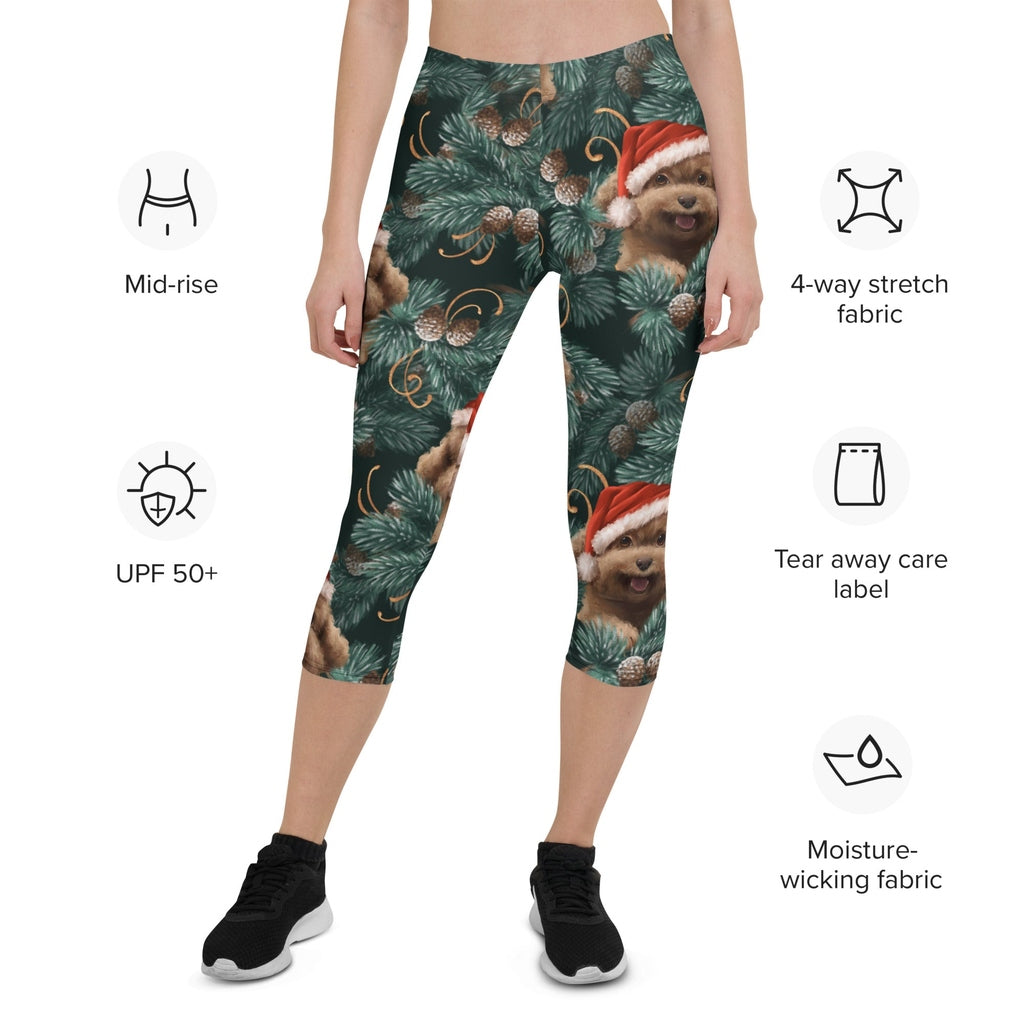 Santa Puppy Capris