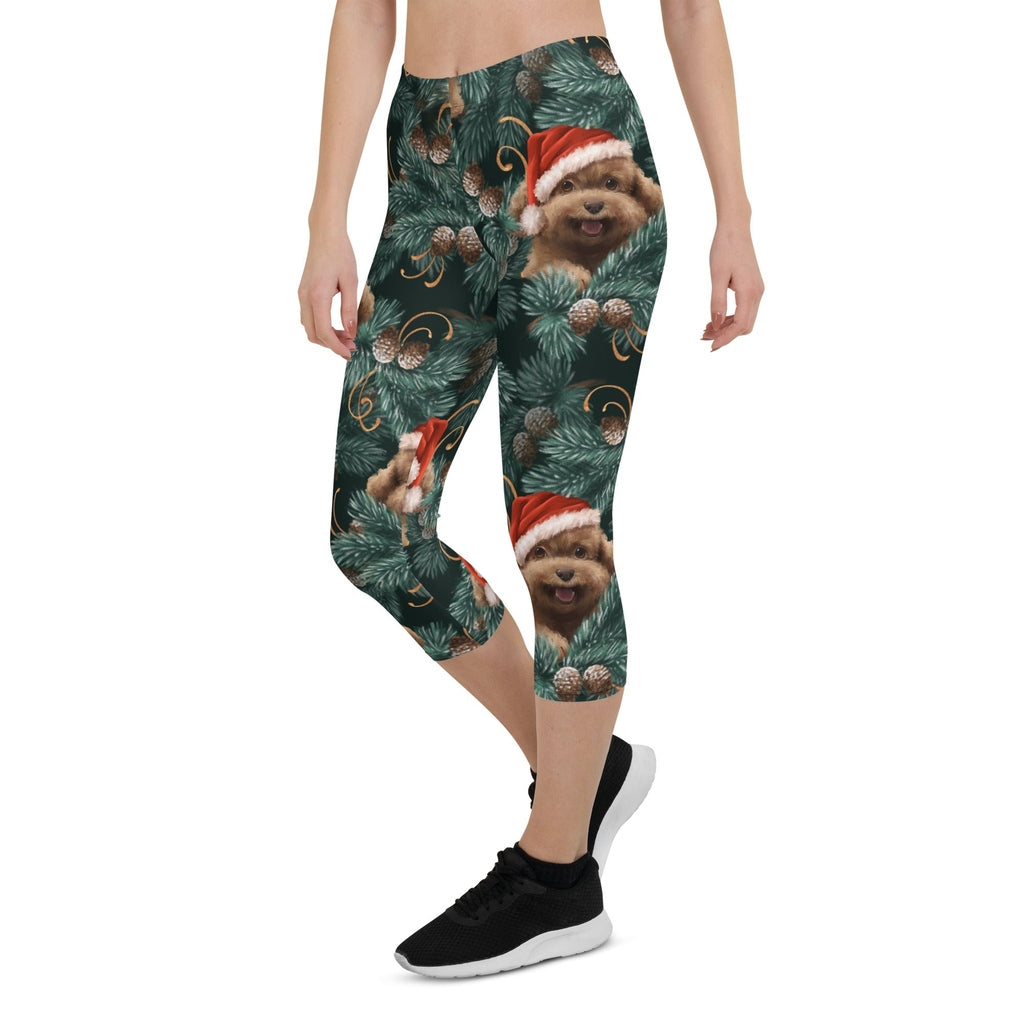 Santa Puppy Capris